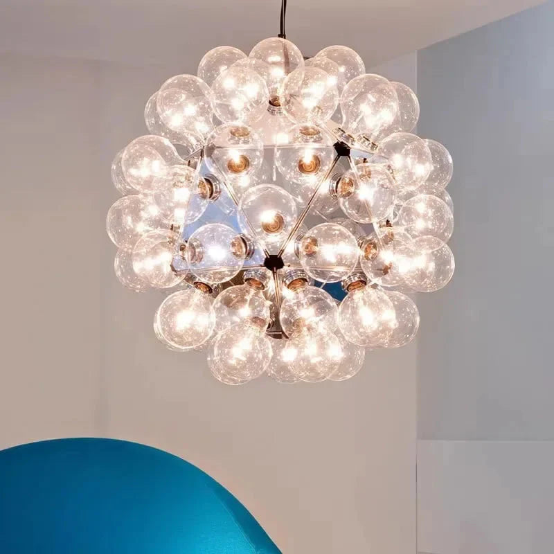 Ayli Clear Glass Bubble Pendant Light - Bling Lighting Studio