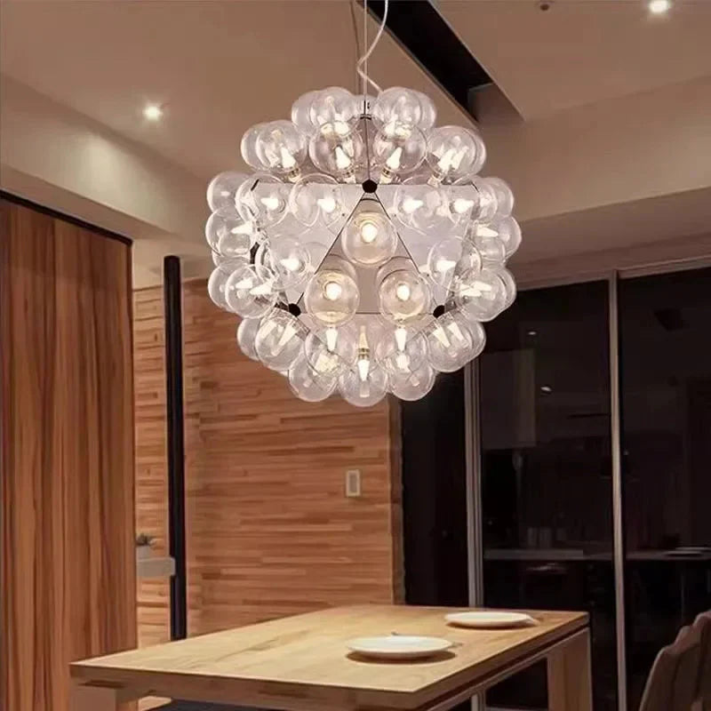 Ayli Clear Glass Bubble Pendant Light - Bling Lighting Studio
