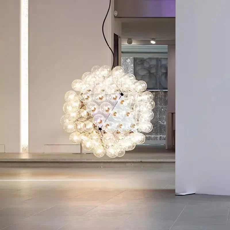 Ayli Clear Glass Bubble Pendant Light - Bling Lighting Studio