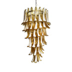 Petals Spiral Murano Amber Chandelier product image