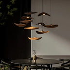 Bidi Multi Light Pendant Chandelier for high ceiling staircase and foyer lighting