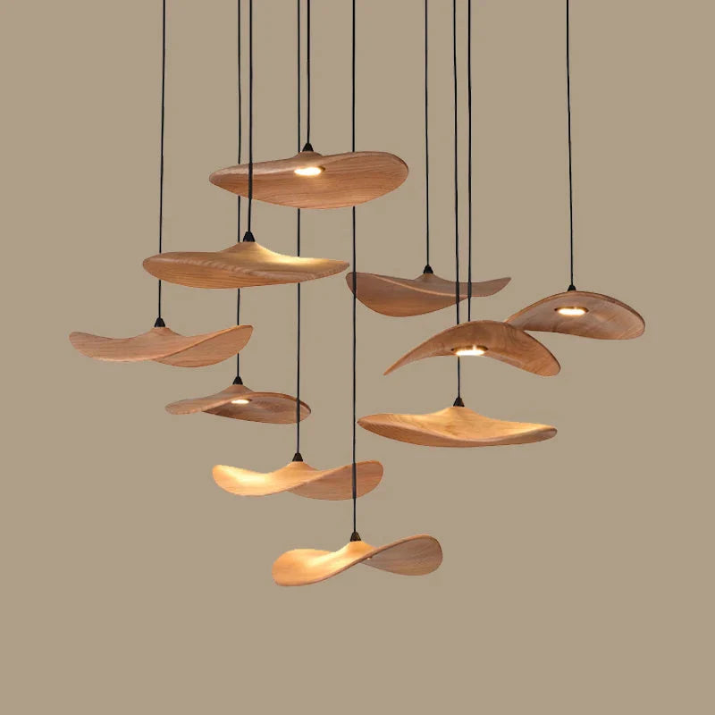 Bidi Multi Light Pendant Chandelier for high ceiling staircase and foyer lighting