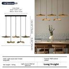 Bidi Multi Light Pendant Chandelier for high ceiling staircase and foyer lighting
