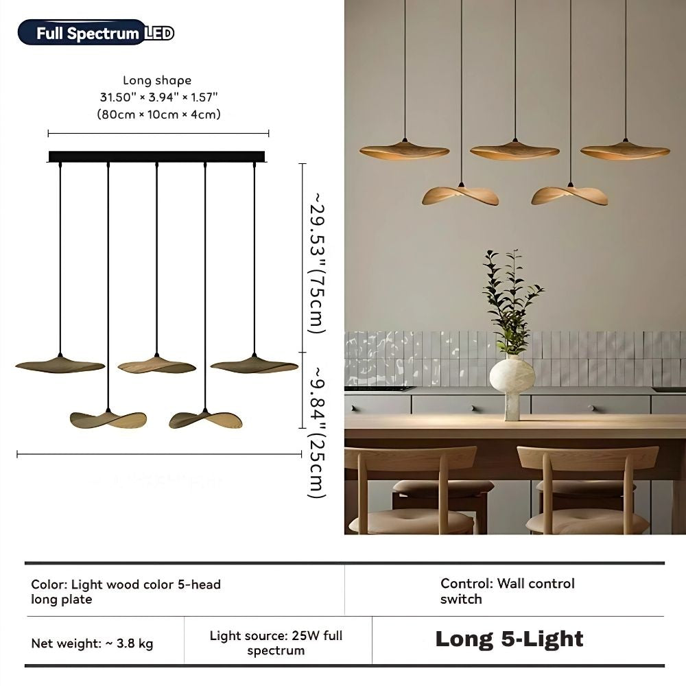Bidi Multi Light Pendant Chandelier for high ceiling staircase and foyer lighting