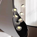 Billy Staircase Pendant Light for high ceiling staircase and foyer lighting