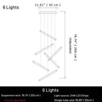 Modern Long Chandelier for High Ceiling & Staircase for high ceiling staircase and foyer lighting