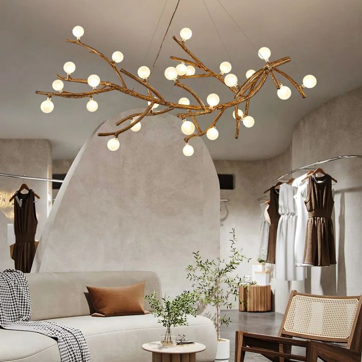 Branch Boho Tree Modern Chandelier by Bling Lighting Studio