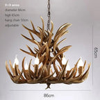 Brielle Modern Antler Chandelier - Bling Lighting Studio