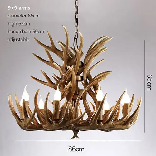 Brielle Modern Antler Chandelier - Bling Lighting Studio
