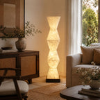 Cairn Alabaster Floor Lamp by Bling Lighting Studio