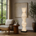 Cairn Alabaster Floor Lamp by Bling Lighting Studio