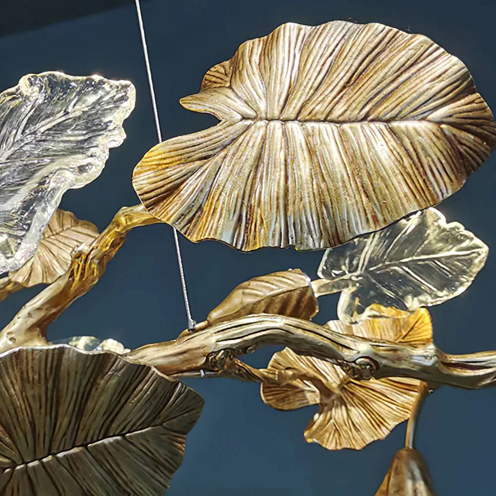 Branch Calathea Modern Chandelier by Bling Lighting Studio