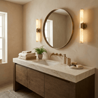 Calcedonia Alabaster Tube Wall Sconce by Bling Lighting Studio