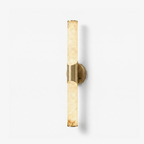 Calcedonia Alabaster Tube Wall Sconce by Bling Lighting Studio