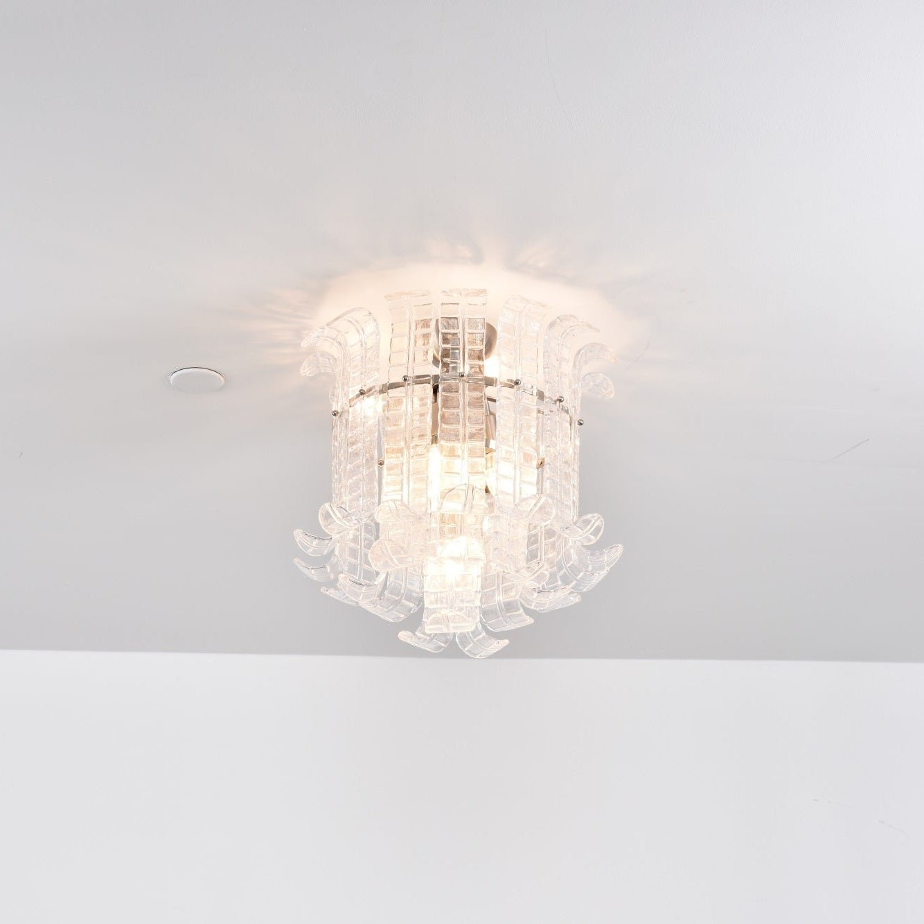 Calista Glass Ceiling Lamp Glass lighting by Bling Lighting Studio