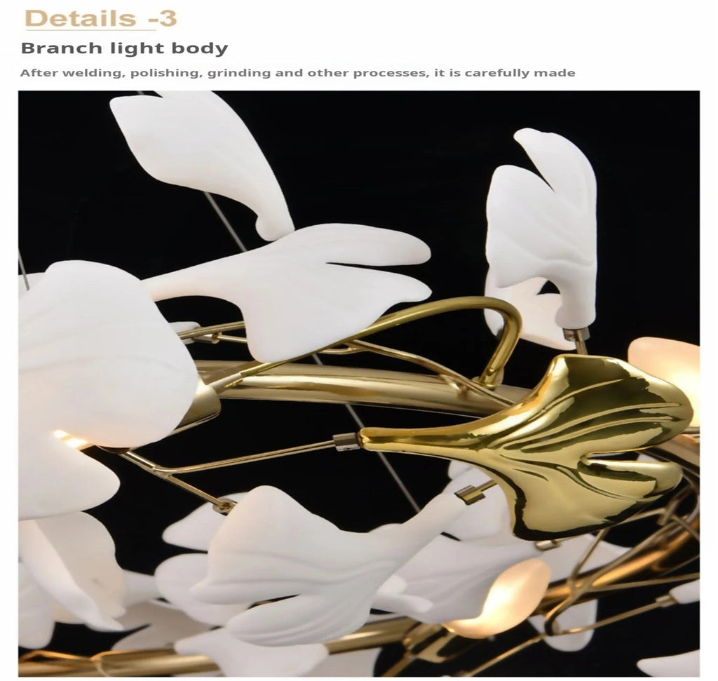 Calla Luxury Staircase Chandelier for high ceiling staircase and foyer lighting