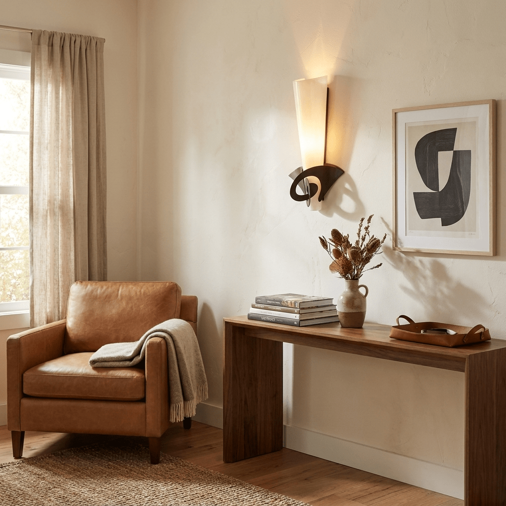 Calla Glass Wall Sconce by Bling Lighting Studio