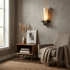 Calla Glass Wall Sconce by Bling Lighting Studio