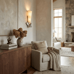 Calla Glass Wall Sconce by Bling Lighting Studio