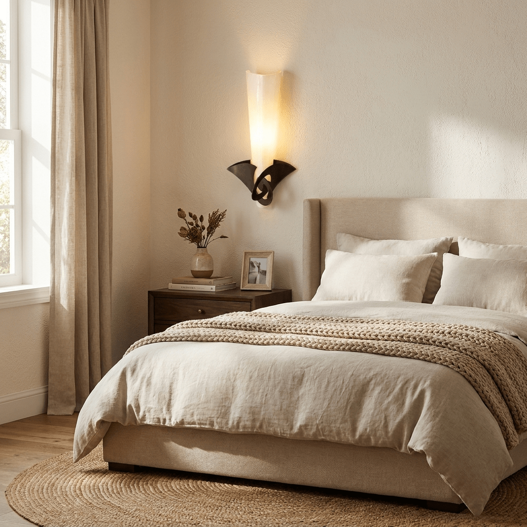 Calla Glass Wall Sconce by Bling Lighting Studio