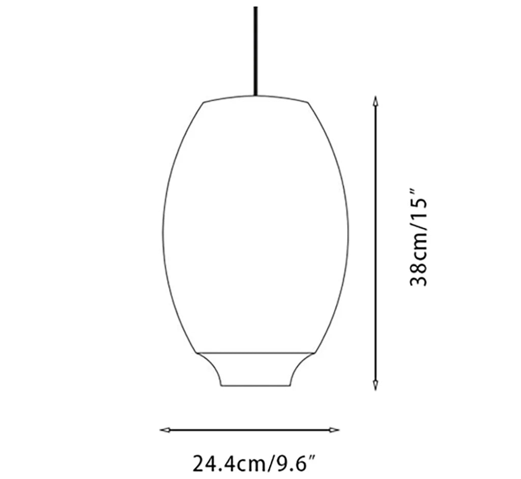 Alabaster Vase Pendant