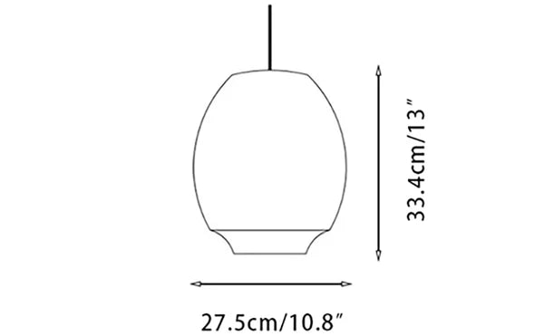 Alabaster Vase Pendant