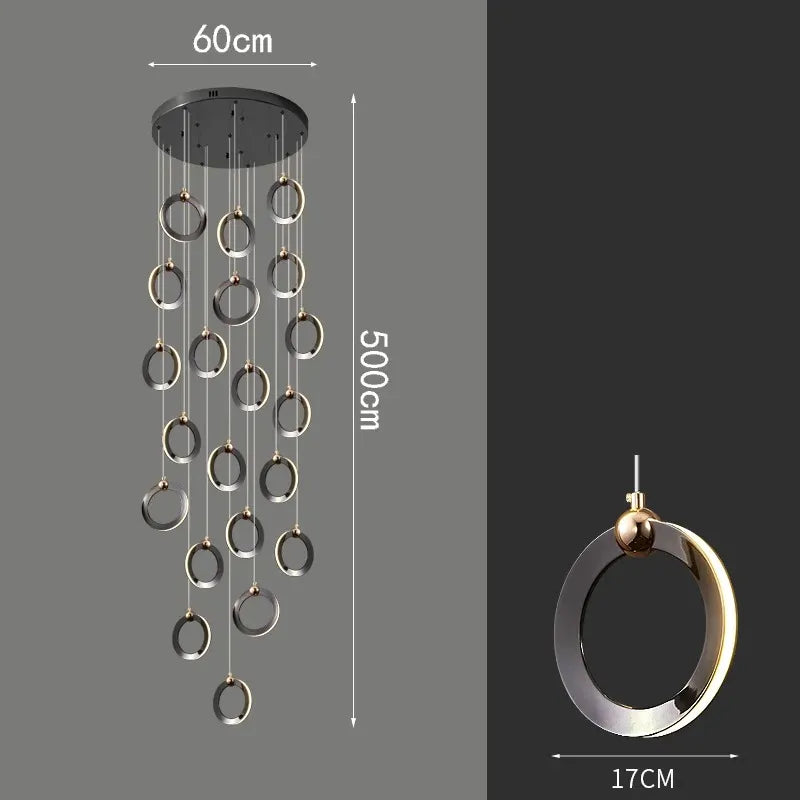 Candelabros extragrandes para techos altos