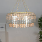 Capiz Shell Aurelia Chandelier by Bling Lighting Studio