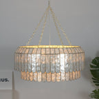 Capiz Shell Aurelia Chandelier by Bling Lighting Studio