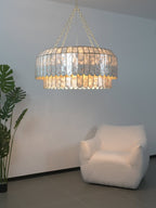 Capiz Shell Aurelia Chandelier by Bling Lighting Studio