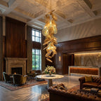 Luxury Cattail Leaf Chandelier additional product view