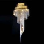 Celestial Twist Chandelier by Bling Lighting Studio
