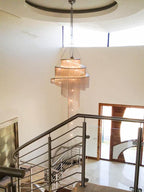 Celestial Twist Chandelier by Bling Lighting Studio