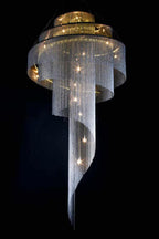 Celestial Twist Chandelier by Bling Lighting Studio