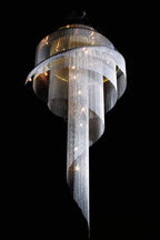 Celestial Twist Chandelier by Bling Lighting Studio