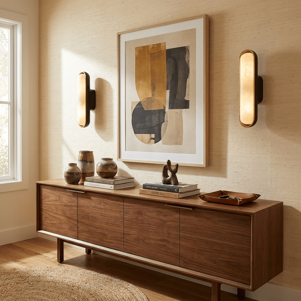 Chiarore Alabaster Wall Sconce by Bling Lighting Studio