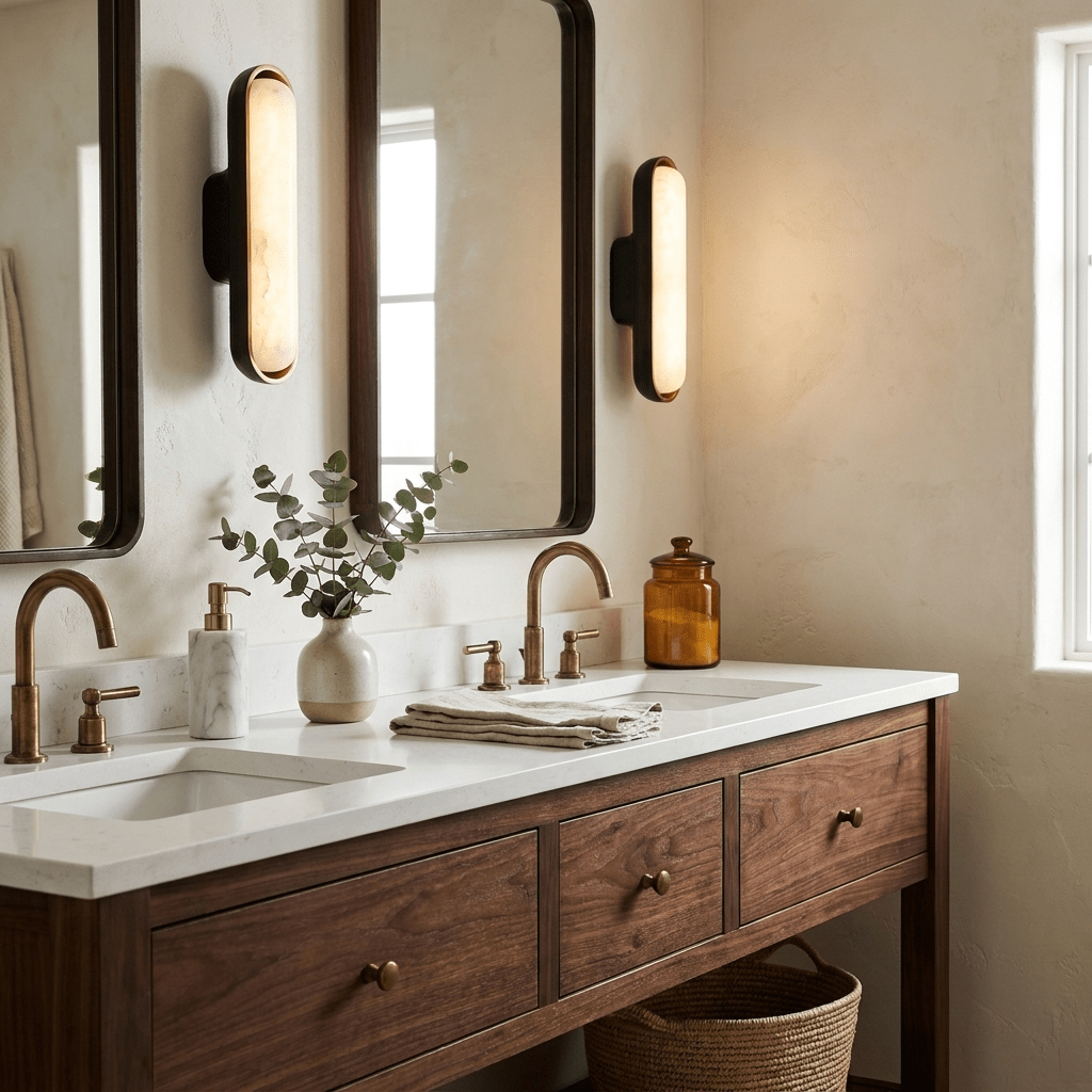 Chiarore Alabaster Wall Sconce by Bling Lighting Studio
