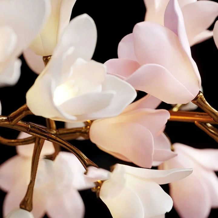 Branch Circular Blossom Chandelier by Bling Lighting Studio