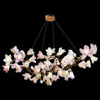 Branch Circular Blossom Chandelier by Bling Lighting Studio