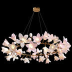 Branch Circular Blossom Chandelier by Bling Lighting Studio