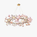 Branch Circular Blossom Chandelier by Bling Lighting Studio