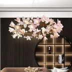 Branch Circular Blossom Chandelier by Bling Lighting Studio