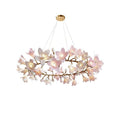 Branch Circular Blossom Chandelier by Bling Lighting Studio