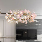 Branch Circular Blossom Chandelier by Bling Lighting Studio