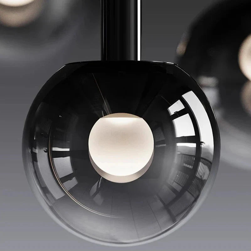 Cleo Bubble Staircase Chandelier for high ceiling staircase and foyer lighting
