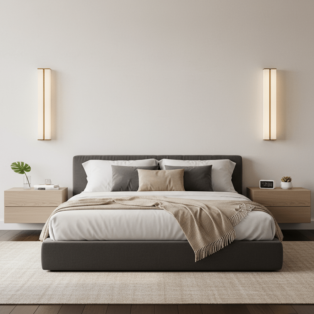 Columnar Fabric Sconce by Bling Lighting Studio
