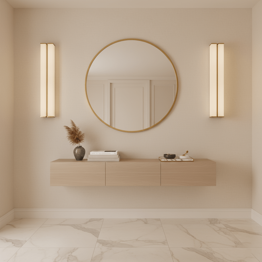 Columnar Fabric Sconce by Bling Lighting Studio