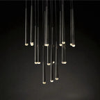 Contemporary Chandelier for High Ceiling Living Room & Foyer for high ceiling staircase and foyer lighting