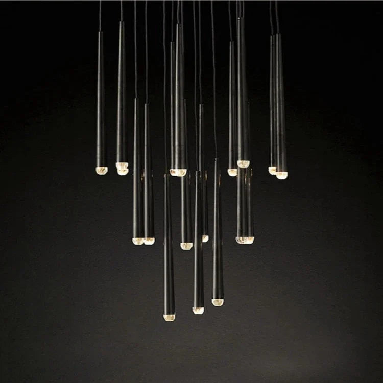 Contemporary Chandelier for High Ceiling Living Room & Foyer for high ceiling staircase and foyer lighting