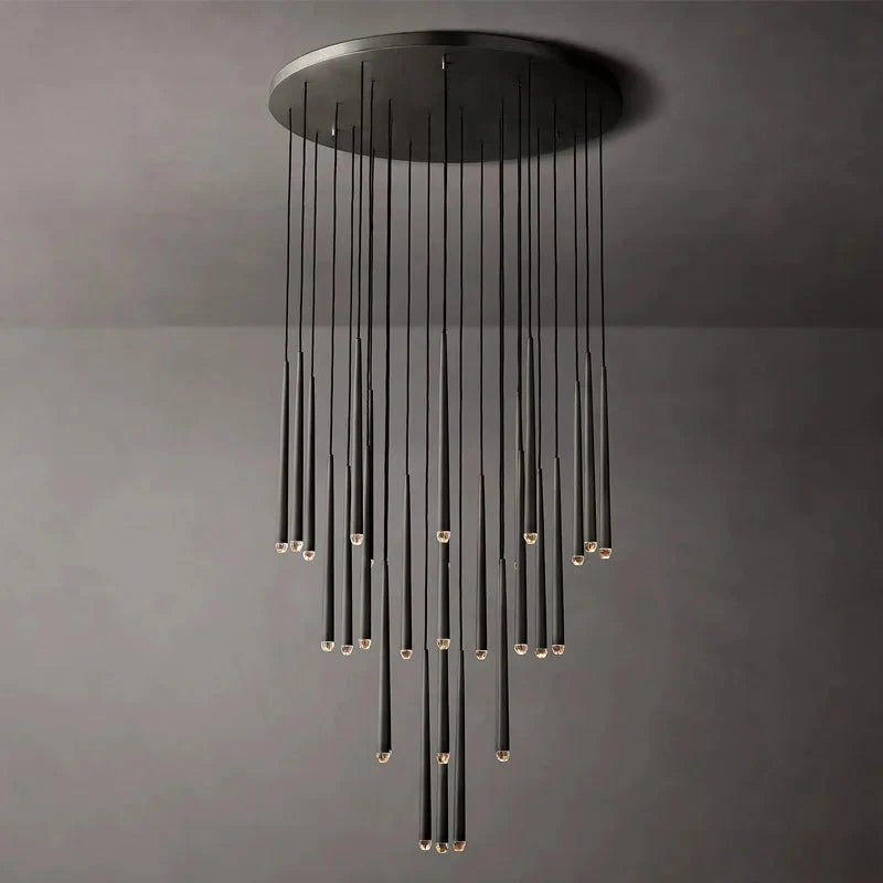 Contemporary Chandelier for High Ceiling Living Room & Foyer for high ceiling staircase and foyer lighting